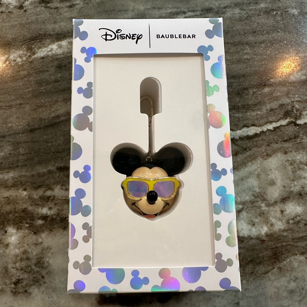 NWT Disney BaubleBar Mickey Mouse Bag Charm